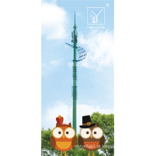 Torre de telecomunicações abrangente de 40 m para a área educacional